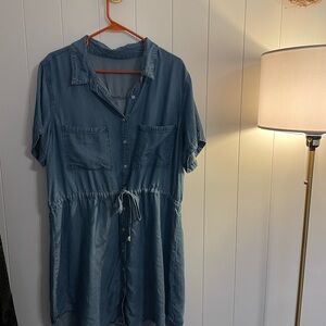 Amazon Blue Midi Dress